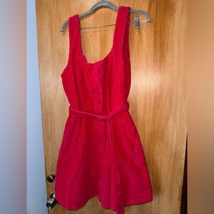 HOT PINK Denim Dress